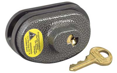 Master Lock 90KADSPT Trigger Lock Steel Zinc Keyed Alike Handguns Rifles - View 2