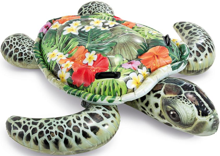 INTEX 57555EP Sea Turtle Ride-On 75 x 67 In, 12ga Vinyl, 176 lb - View 2