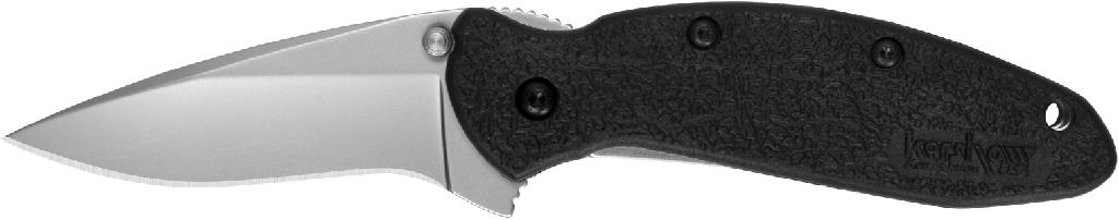 KERSHAW 1620X 2.25 In Plain Edge Assisted-Open, Black, USA Made - View 2