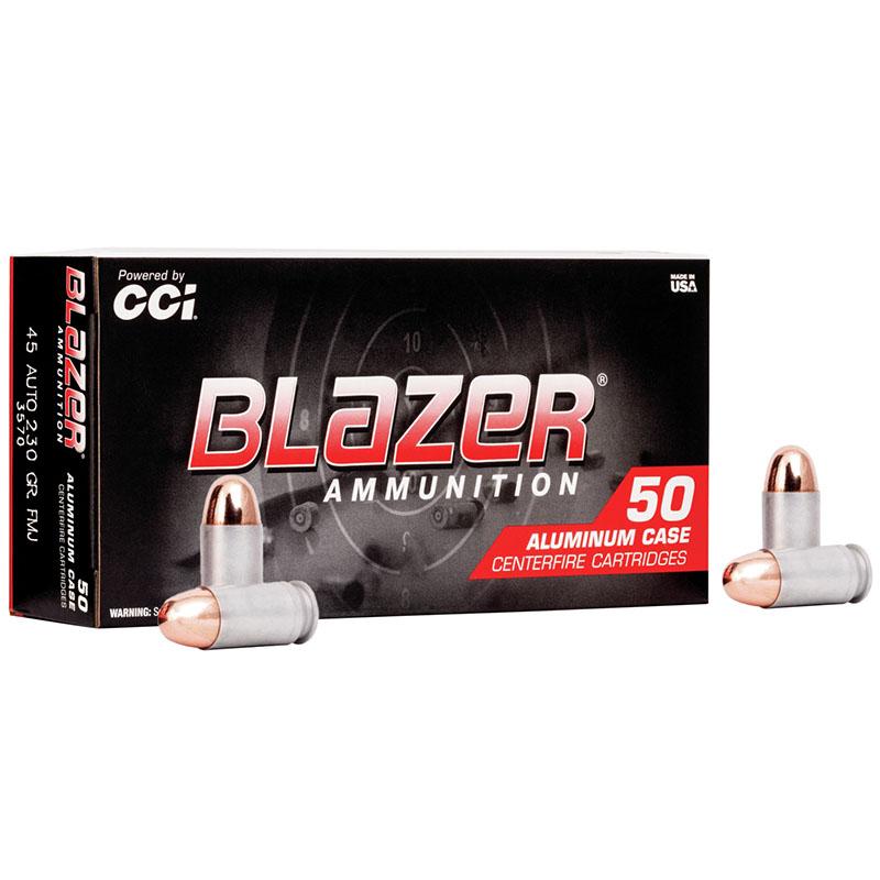 CCI Blazer 3570 45 ACP 230 Grain Full Metal Jacket 50 Rounds in Box - View 2