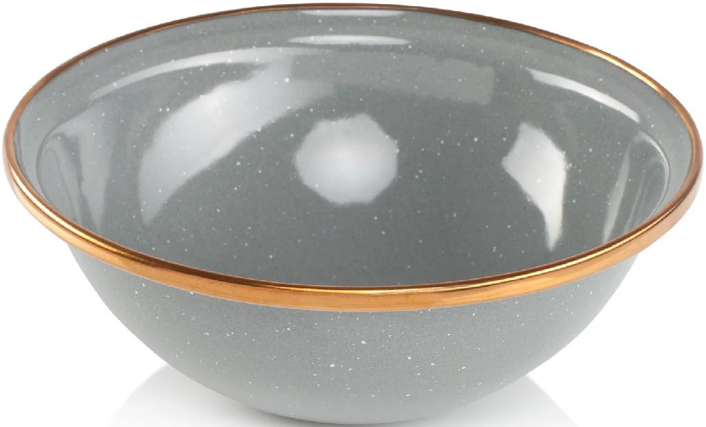 GSI 01914 Mesa Enamelware 6in Mixing Bowl Kiln-Hardened Enamel - View 2