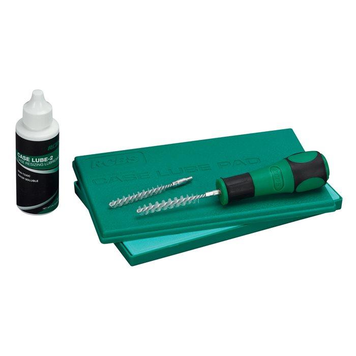 RCBS Case Lube 2 oz Bottle With Brushes - View 2