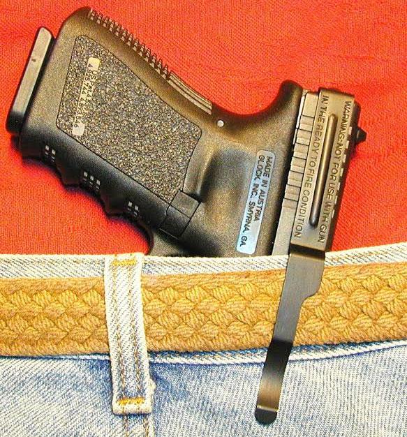 CLIPDRAW GLB Black Belt Clip Glock 20 21 29 30 37 38 39 - View 2