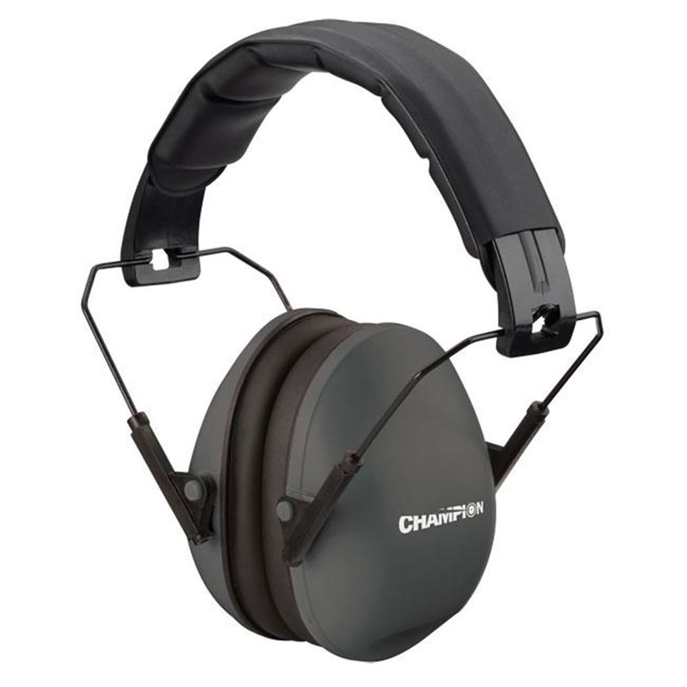 Champion Passive Ear Muff Black Slim Fit 24NRR Clam - View 2