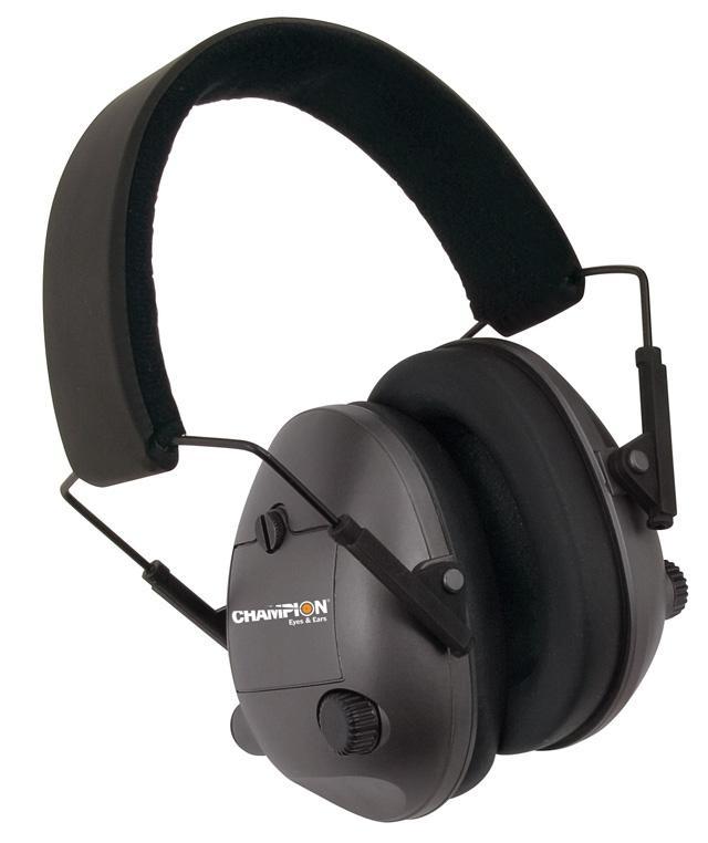 Champion Targets 40974 Electronic Muffs 25 dB Black Adult - View 2