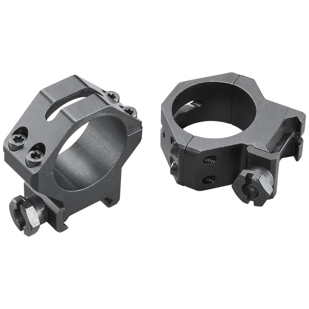 Weaver 48365 Four Hole Rings 30mm Medium Matte Black Aircraft Aluminum - View 2