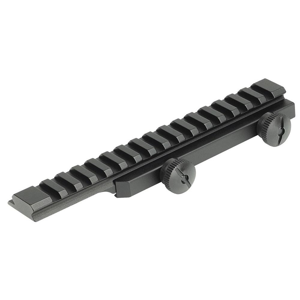Weaver 48372 Thumbnut Riser Rail 6061-T6 Aluminum Black Matte Finish - View 2