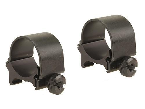 Weaver Detachable Top Mount Rings 1" Low Matte Black 49040 - View 2