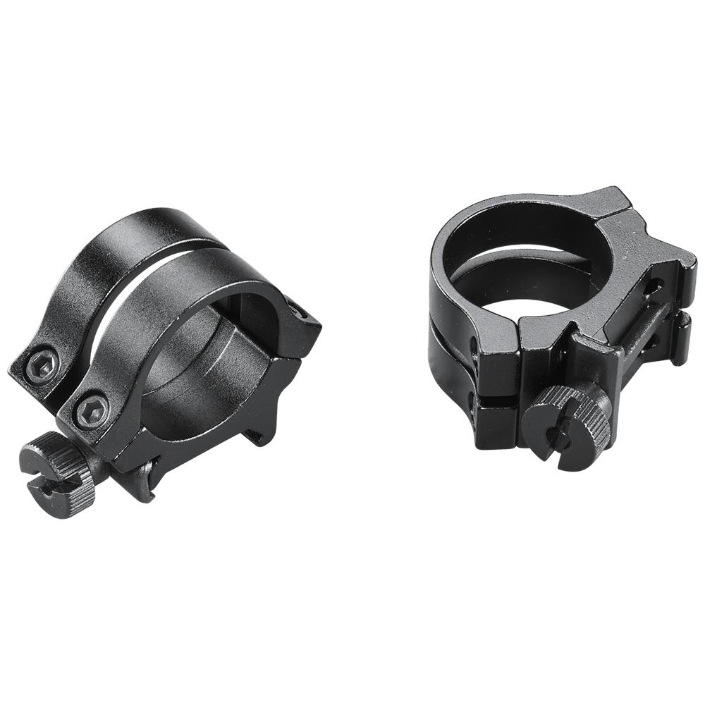 Weaver 49046 Quad Lock Rings 1 Inch Medium Matte Black Aluminum - View 2