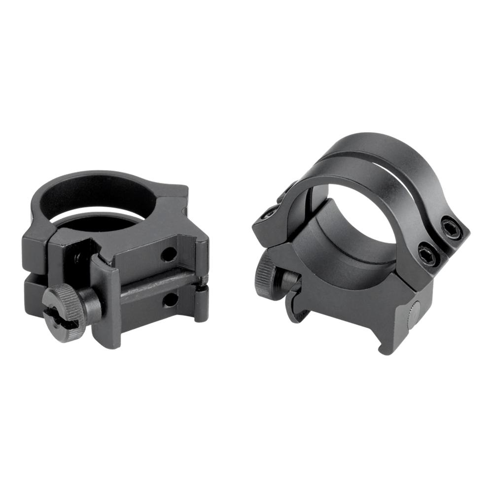 Weaver 49047 Quad Lock Detachable Rings 1 in High Matte Black Aluminum - View 2
