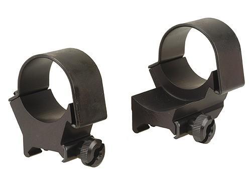 Weaver 49152 30mm Detachable Top-Mount Extension Rings High Matte Black - View 2