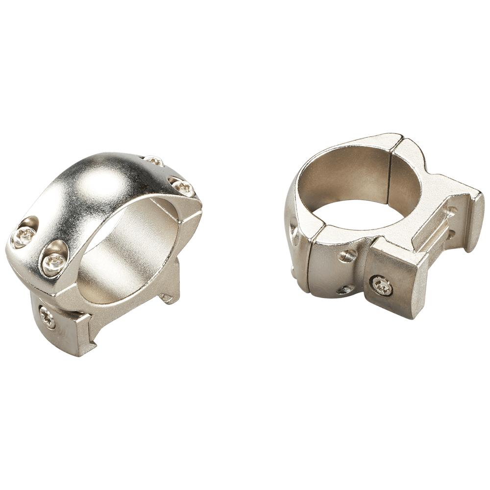 Weaver Mounts Grand Slam Scope Ring Set Silver Steel 1" Tube Medium - View 2