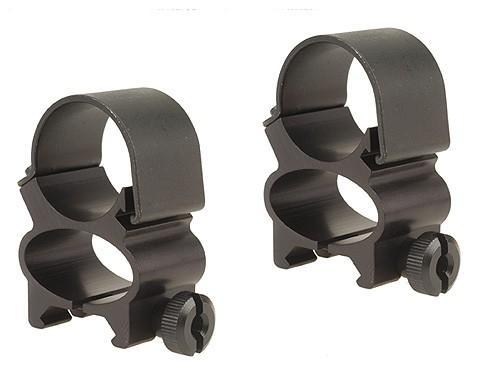 Weaver 49523 Detachable See-Thru Rings 1 in Matte Black - View 2