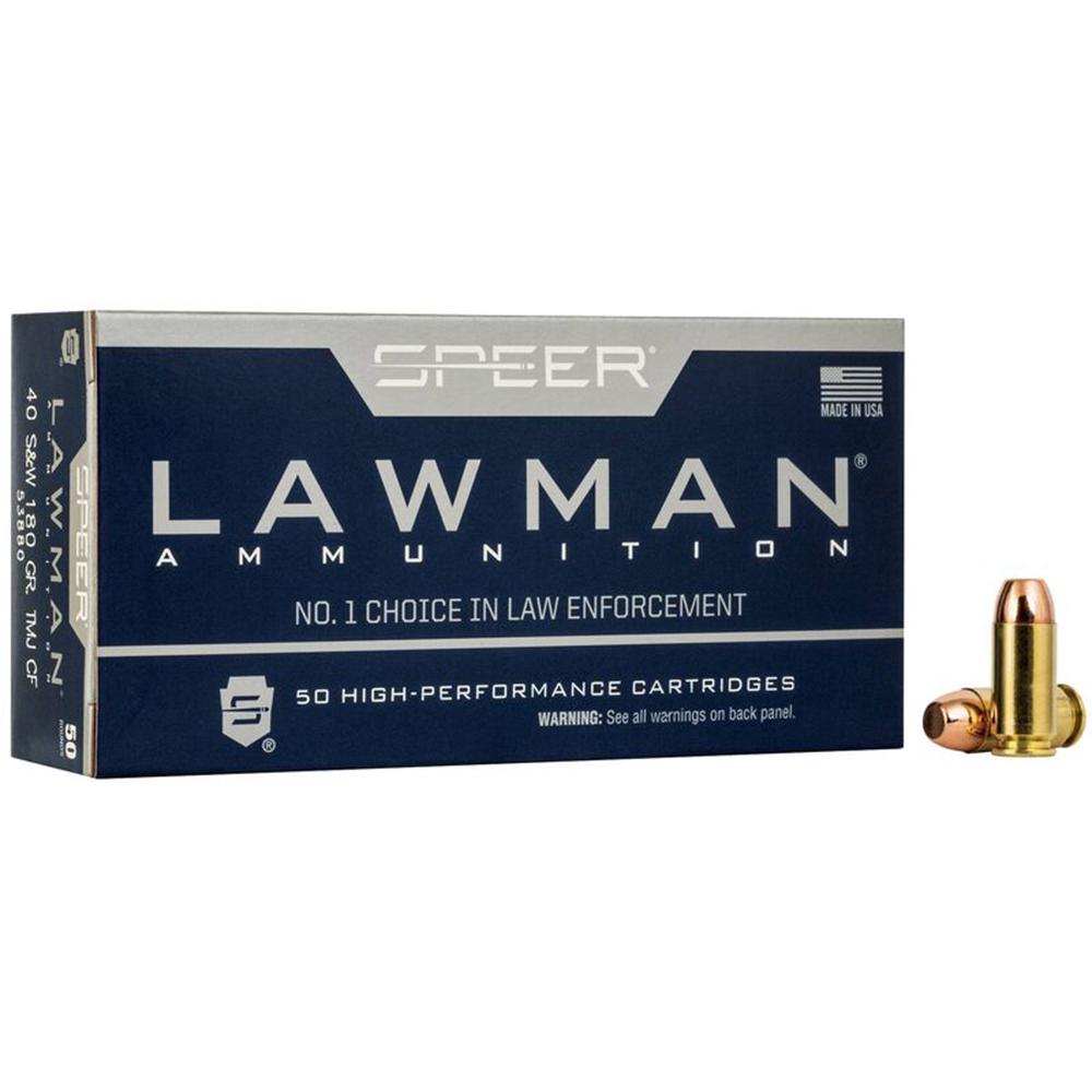 Speer 53880 Lawman 40 S&W 180 Gr TMJ 50 Rounds Per Box - View 2