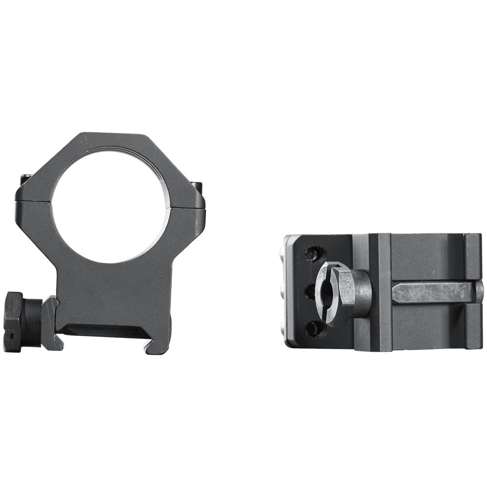 Weaver 99690 Picatinny Rings 1 in Extra High Type III Anodized Black - View 2