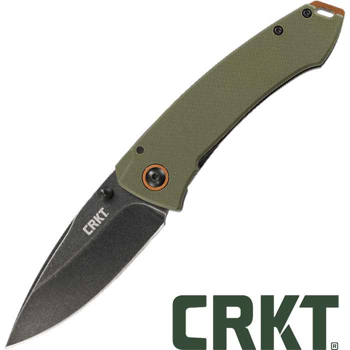 CRKT 2520C Tuna 3.22" Fine Edge Black Blade Frame Lock Folding Knife - View 2