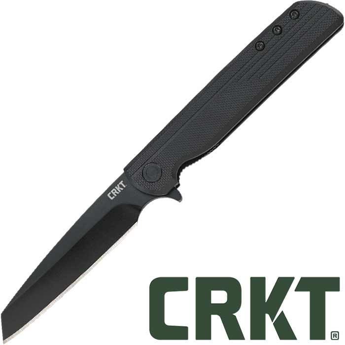 CRKT 3802KC LCK Tanto Knife 3.24" Blade Black Finish - View 2