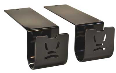 Holster-Mate HMGB Bedside Bracket for Shotguns, Black Metal, Universal - View 2