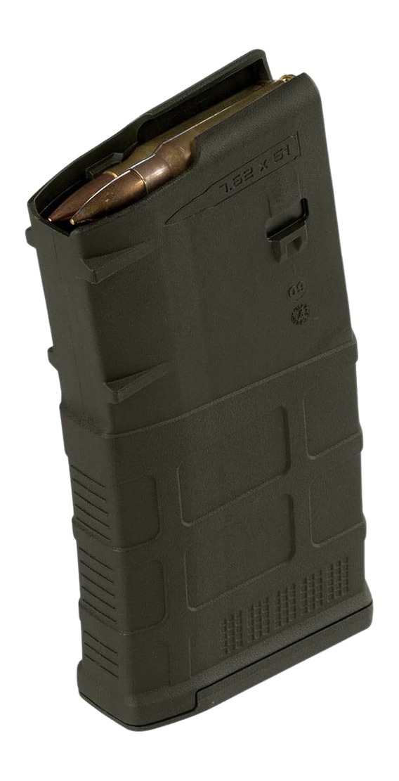Magpul MAG291-ODG PMAG 20 LR/SR GEN M3 308 Win Magazine ODG - View 2