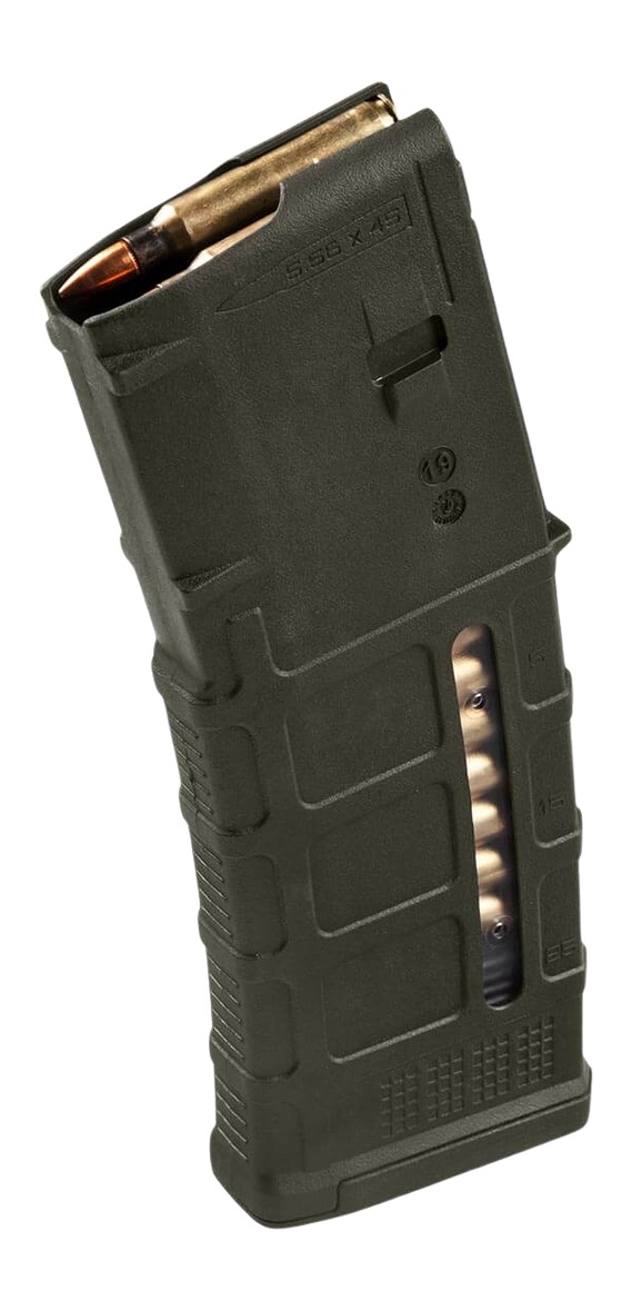 Magpul PMAG 30 AR/M4 Gen M3 Window 5.56 NATO OD Green 30rd - View 2