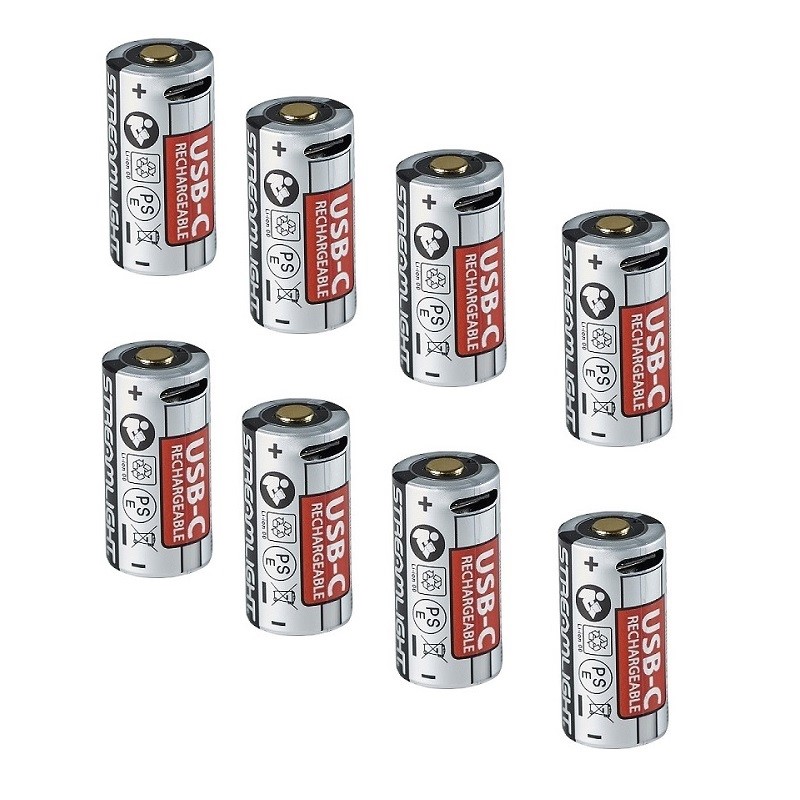 Streamlight 20238 SL-B9 Li-Ion USB Rechargeable Battery Pack 3.6V 8-Pack - View 2