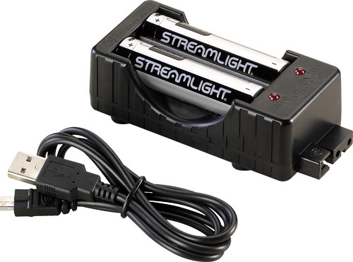 Streamlight 22010 18650 Battery Charger Dual Input Black 18650 Lithium Ion - View 2