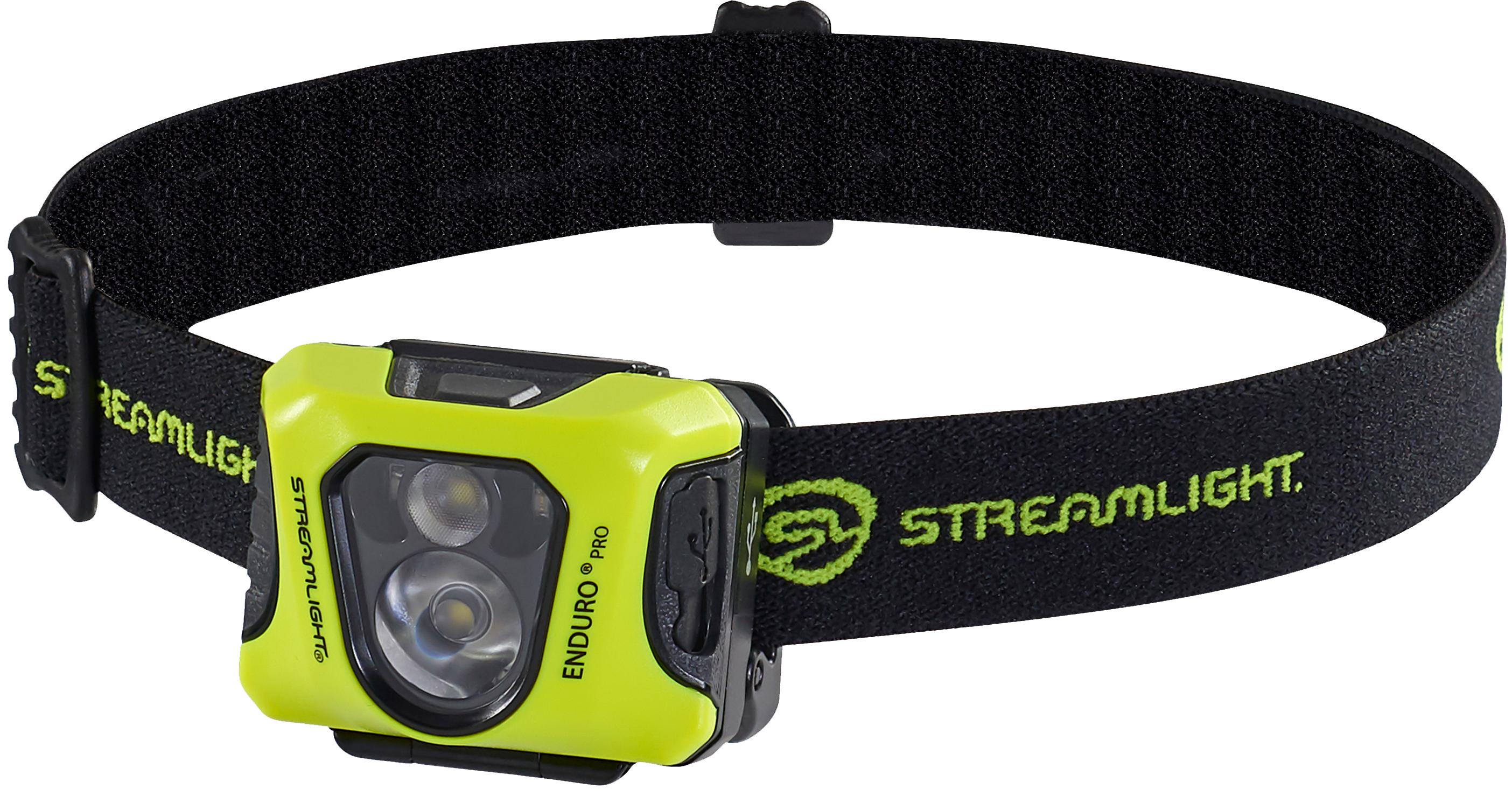 Streamlight Enduro Pro Headlamp 200 Lumens USB Rechargeable Black/Yellow - View 2
