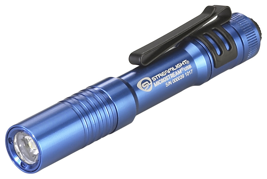 Streamlight 66606 Microstream USB 250 Lumen Weapon Light Blue 3oz - View 2