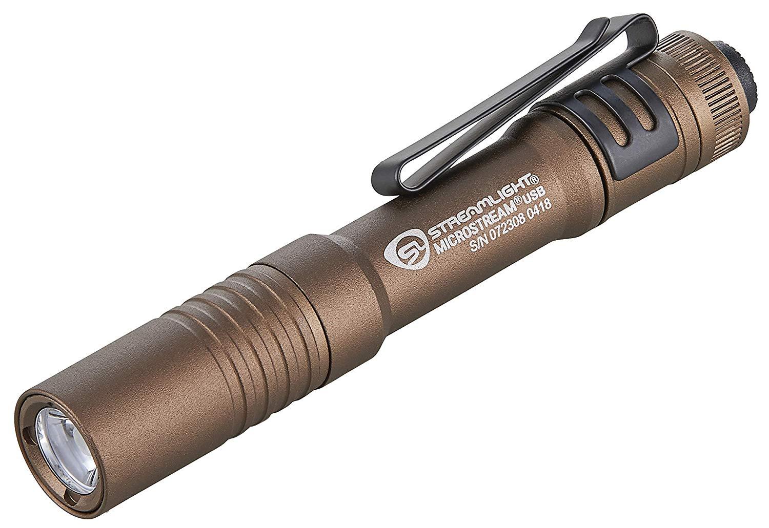 Streamlight Microstream Flashlight USB Charging Cord Coyote Brown 66608 - View 2