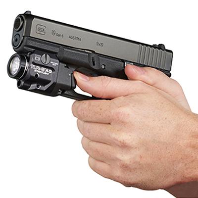 Streamlight TLR-8 AG Weapon Light w/Laser Black Anodized Aluminum 500 Lumens White LED Green Laser 140 Meters Beam - View 2