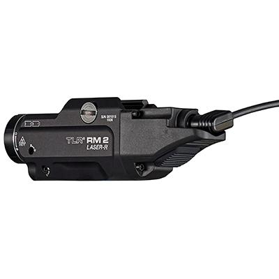 Streamlight TLR RM 2 Weapon Light w/Laser 1000 Lumens Output White LED 200 Meters Beam Rail Grip Clamp Mount Black Anodized Aluminum - View 2