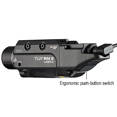 Streamlight 69454 TLR RM 2 Laser-G 1000 Lumen LED Tactical Light Black - View 2