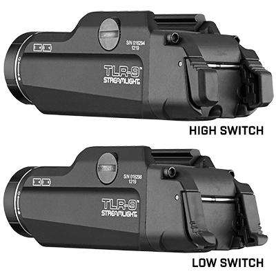 Streamlight TLR-9 Weapon Light 1000 Lumens White 200 Meters Beam Rail Grip Clamp Mount Black Anodized Aluminum - View 2