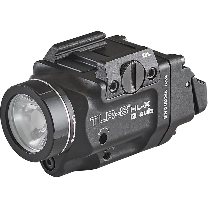 Streamlight 69476 TLR-8 Black Aluminum 1,000 Lumens Green Laser Glock 43x/48 - View 2