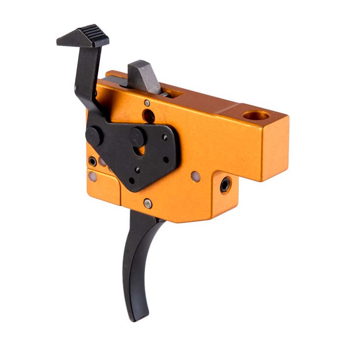 Timney Triggers 430 Two-Stage Curved Trigger 8oz/1lb Black/Orange - View 2