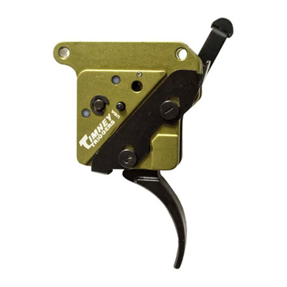 Timney Triggers 510V2 Elite Hunter Curved Trigger with 3 lbs Draw Weight & Black/Green Finish for Remington 700 Right - View 2