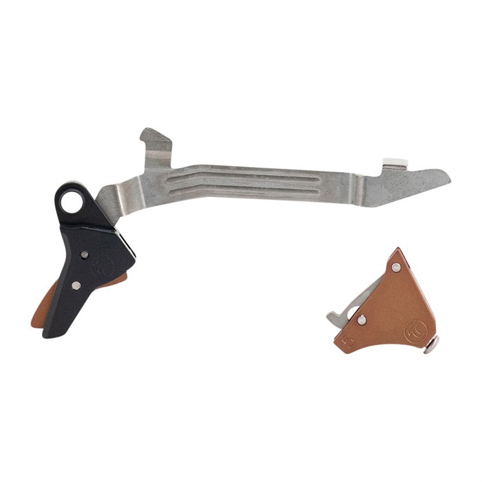 Timney ALPHAGLOCK5 Bronze Straight Trigger for Glock Gen5 & G44 9mm/40 S&W - View 2