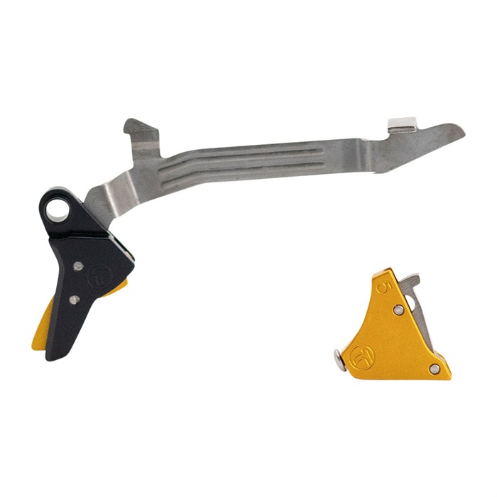 Timney ALPHAGLOCK5 Gold Trigger for Glock Gen5/44 9mm/40 S&W/22 LR - View 2