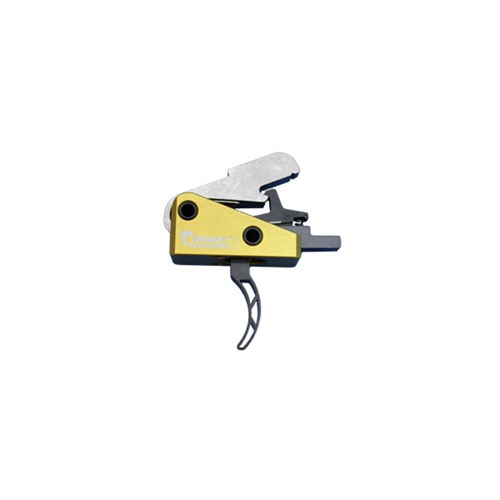 Timney AR-15 661S Trigger 3 lb Pull Black Gold Skeletonized Single Stage - View 2