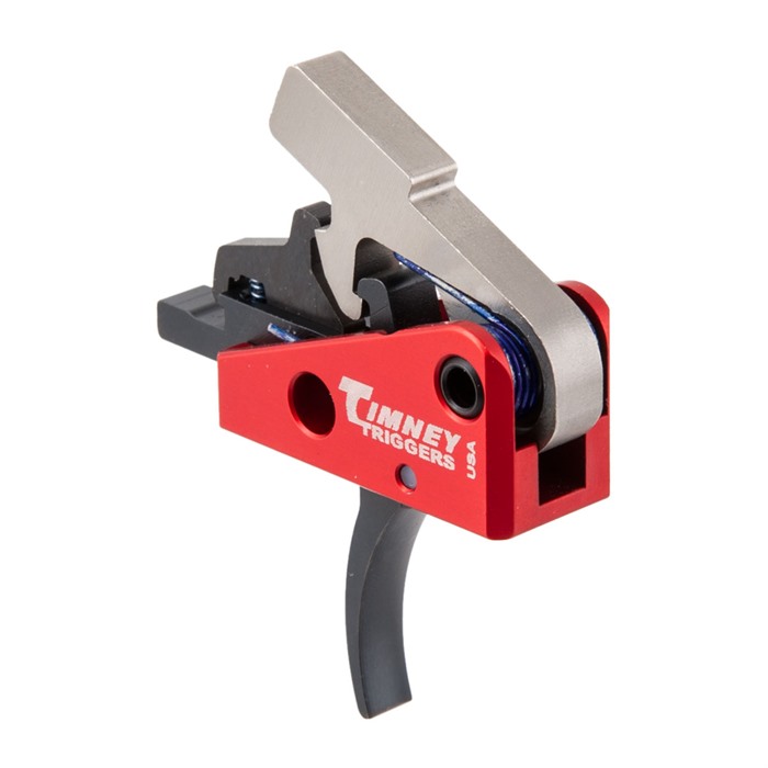 Timney 662S Targa Short 2-Stage Curved Trigger 2 lbs Black/Red AR-15 - View 2