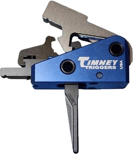 Timney 663SST Targa 2-Stage AR Trigger, 2 lbs, Straight, Black/Blue Finish - View 2