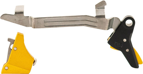 Timney ALPHAGLOCK34LRGGOLD Alpha Competition Trigger 45 ACP/10mm Gold - View 2