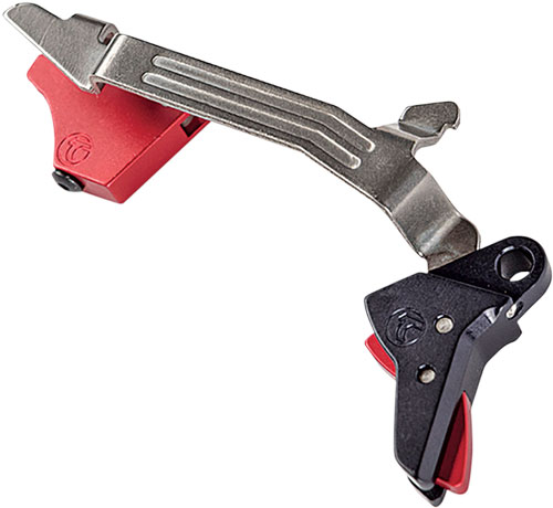 Timney ALPHAGLOCK34LRGRED Alpha Competition Trigger 45 ACP/10mm Red - View 2