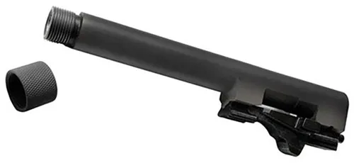 Beretta 92 Series Gen 3 9mm Extended Threaded Barrel, 1/2-28 Black, 5-inch Length, Matte Finish - View 2