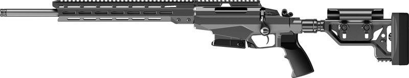 Tikka JRTAC416L T3x Tac A1 308 Win Caliber 24" Barrel 10+1 Capacity Black Metal Finish Aluminum Bedding Stock Polymer Grip Left Hand - View 2
