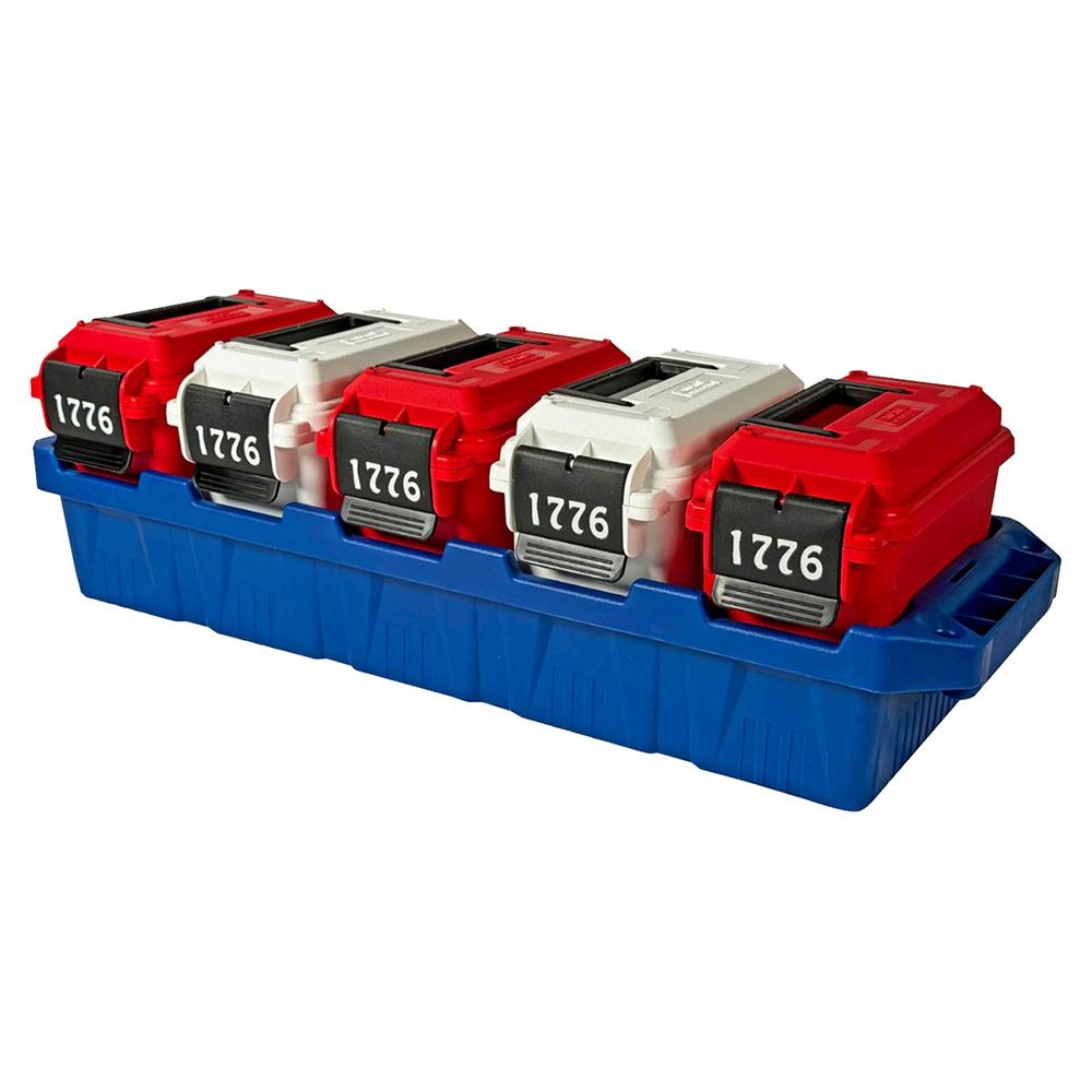 MTM 5 Mini Ammo Cans with Custom Tray America 250 AC5C-1776 - View 2