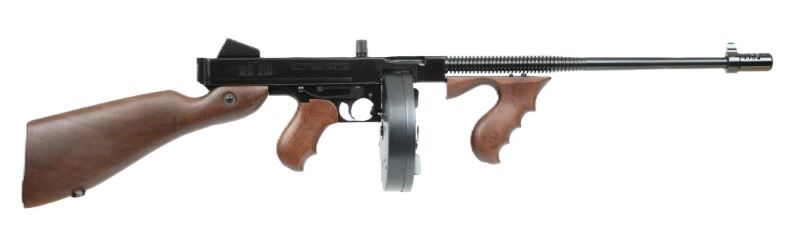 Auto-Ordnance - Thompson T550D 1927A-1 Deluxe Lightweight 45 ACP 16.5" Blue Rifle - View 2