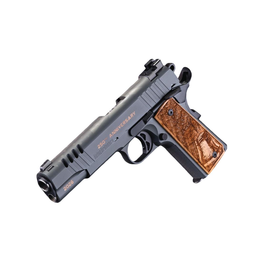 Auto-Ordnance - Thompson 1911TCAC21 1911 Founding Fathers 45 ACP 5" Black/Stainless Steel Semi-Auto Pistol - View 2