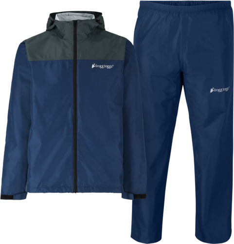 FROGG TOGGS MEN'S VAPOR RAIN SUIT BLUE & GRAY - View 2