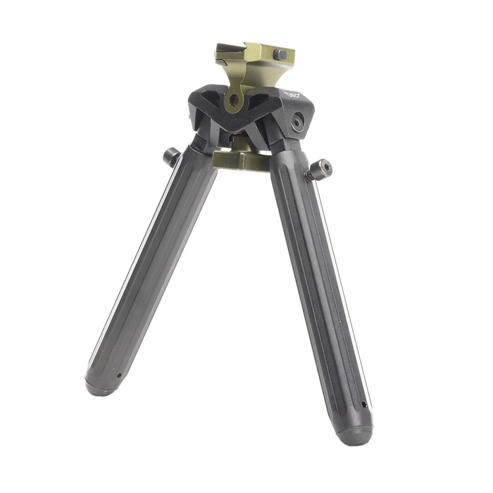 Warne Vapor Picatinny Bipod OD Green Aluminum Feet - View 2